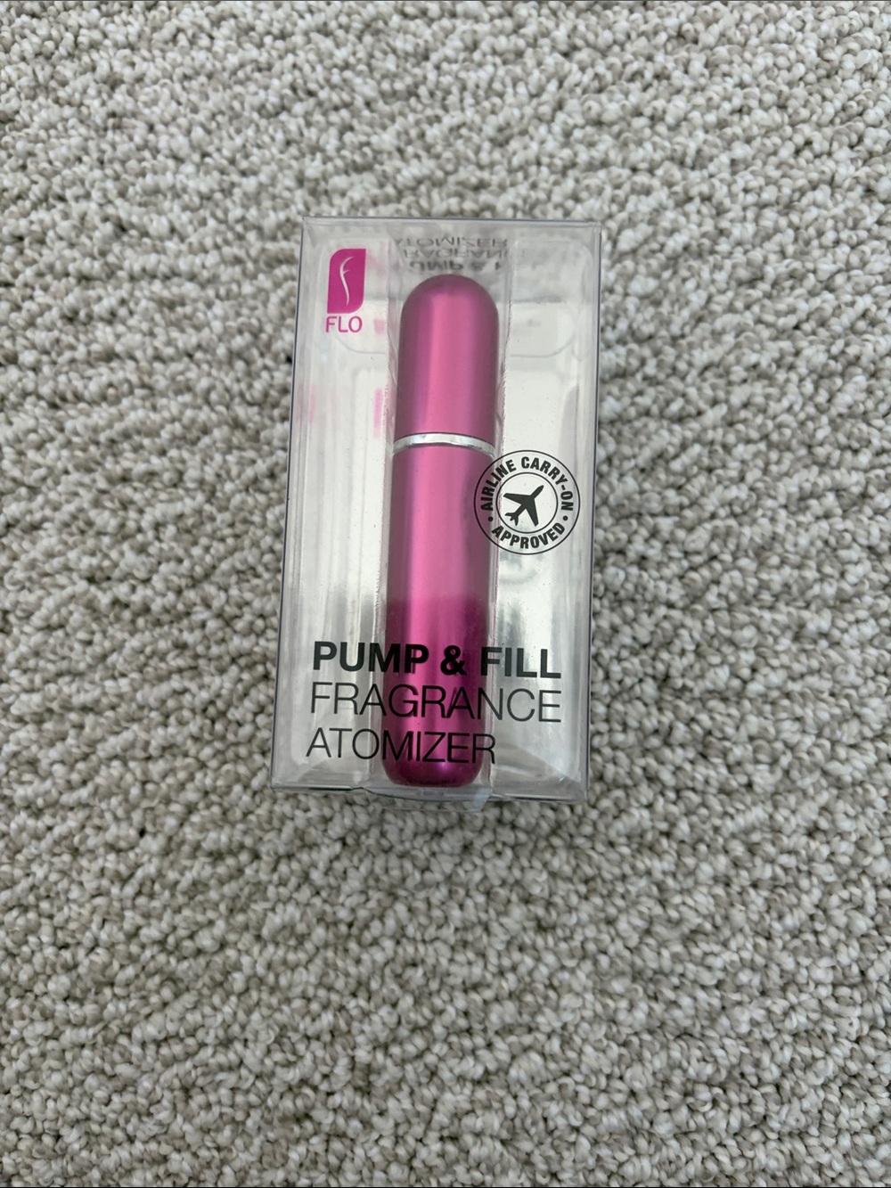 Pink Pump & Fill Fragrance Atomizer
